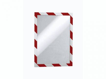 Inforamme, Durable, r&oslash;d/hvid, A4 pakke a 10 stk
