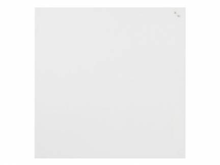 Glastavle Naga magnetisk 100x100cm PURE White