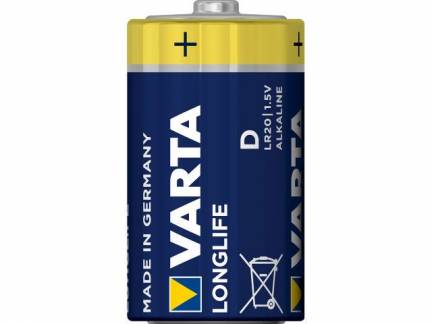 Batteri Varta Longlife D 2st/pak Blister