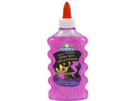 Skolelim Elmer´s glitter pink 177ml