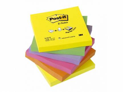 Post-it Z-Notes 76x76 neon rainbow(6)