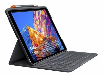 Tastatur Folio Logitech slim iPad 10.2'' 19/20 Graphite (Nordic)