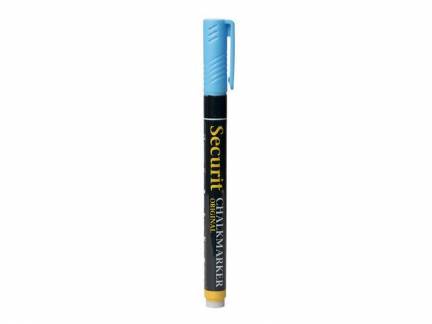 Chalkmarker Securit Original blå 1-2mm rund spids