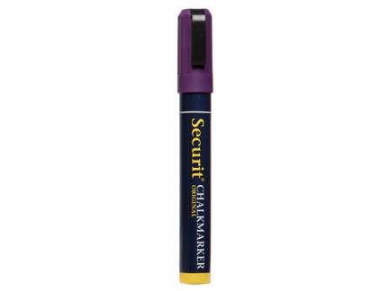 Chalkmarker Securit Original violet 2-6mm skrå spids