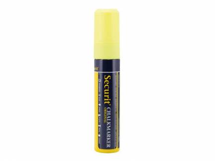 Chalkmarker Securit Original gul 7-15mm blok spids