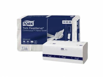 Håndklædeark Tork Advanced PeakServe Continuous Hvid H5 - 100589