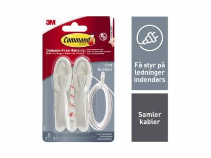 Kabelholdere Command hvid 17304