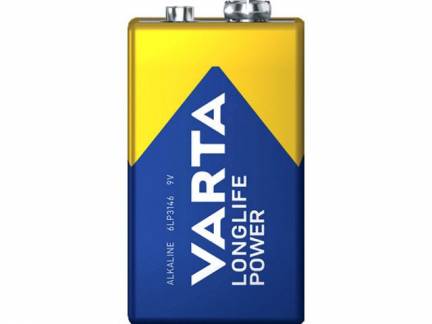 Batteri Varta Longlife Power 9V 2stk/pak blister