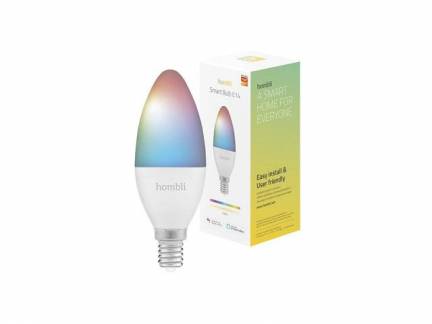 Smart lyspære 4.5W (E14) Hombli hvid og farve CCT