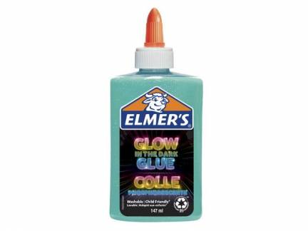 Lim Elmer's 147ml Glow in the Dark blå Liquid Glue