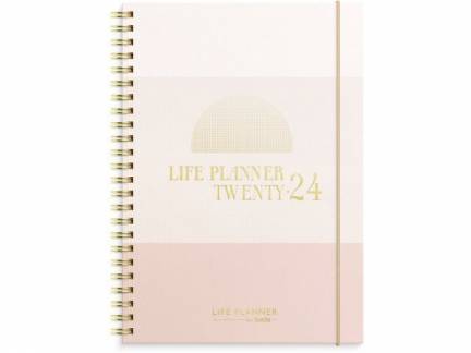 Life Planner pink 14,8x21cm tværf 24 2277 00