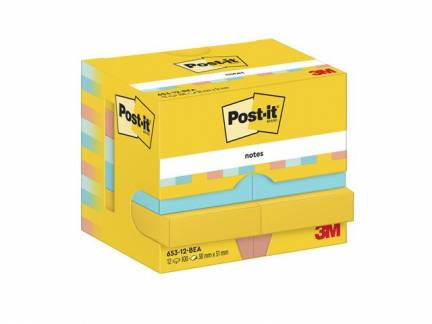 Post-it blok Beachside 38x51mm 12blk