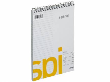 Spiralblok Bantex Light Spi A5 linieret