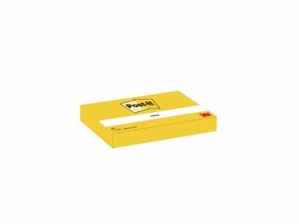 Post-it blok 653 Canary yellow 38x51mm 100bl 3M 12blk/pak