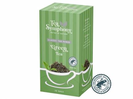 Te, Symphony Type 1, fyldningsvægt: 40, Green Tea pakke a 20 stk