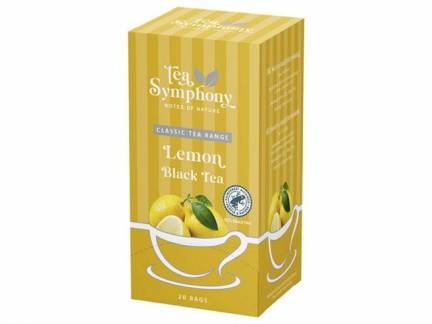 Te, Symphony Type 1, fyldningsvægt: 40, Lemon Tea pakke a 20 stk