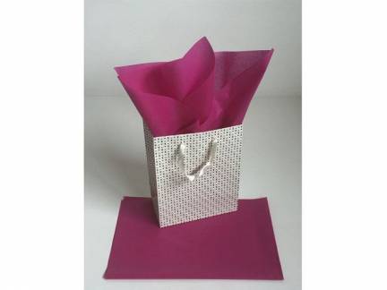 Silkepapir cerise 17g 50x75cm 480ark/pak