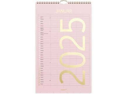 Familiekalender Color 2025 