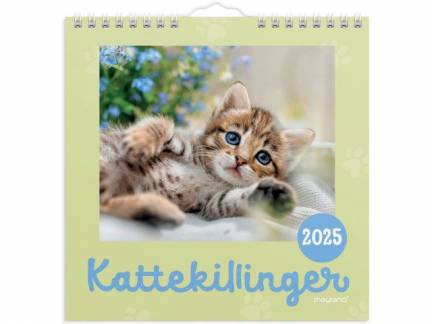 Vægkalender mini Kattekillinger 2025 