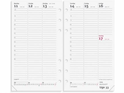 System PP ugekalender højformat REFILL 2025 