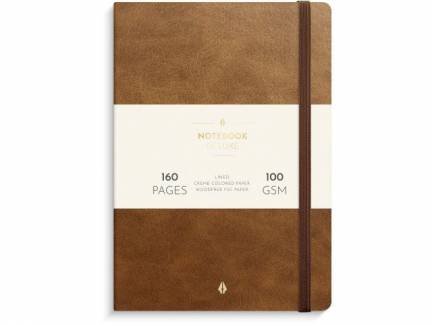 Notebook Deluxe A5 brown