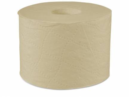 Toiletpapir Jumbo, Tork, T7, Optiserve 2 lag, væv, brun 93mmx94mm, æske a 24 ruller FSC Recycled Credit