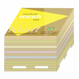 Notes, BNT, assorteret, 76x76mm