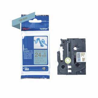 Labeltape, Brother Labeltape, TZERL54 24mmx4.00m guld/bl&aring;