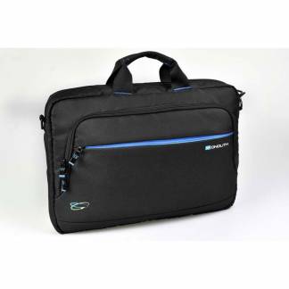 Computertaske, NoName Blue Line, passer til 15,6", Slim, sort