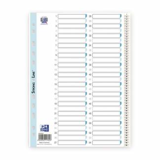 Register, Elba, A4,210x297mm, hvid