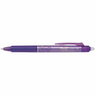 Kuglepen, Pilot Frixion, CLICKER, 0,5MM lilla, 417399