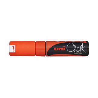 Chalkmarker, Uniball Ocean care, PWE-5K 1,8-2,5MM, Rund spids, r&oslash;d, 40157040