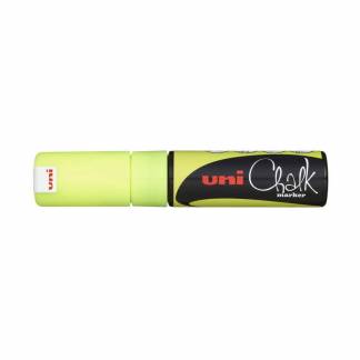 Chalkmarker, Uniball Ocean care, PWE-5K 1,8-2,5MM, Rund spids, gul, 401570724