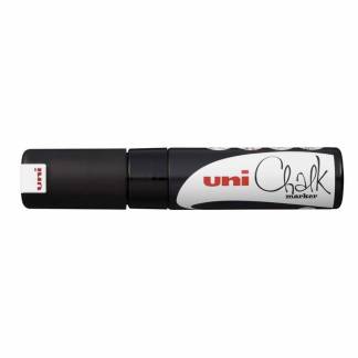 Chalkmarker, Uniball Ocean care, PWE-8K 8MM, Rund spids, sort, 40157546