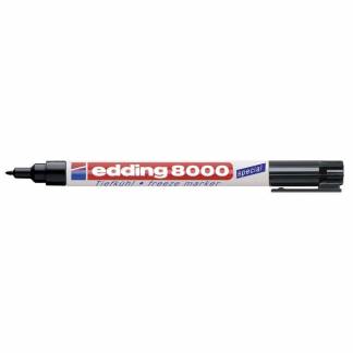 Marker, Edding Chalk, FREEZE 8000, 1,0MM Spids, sort, 706504