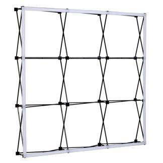 Messeudstyr, Twinco Twin Pop-Up, 350x2240x2260mm, V&aelig;g 3x3m sort
