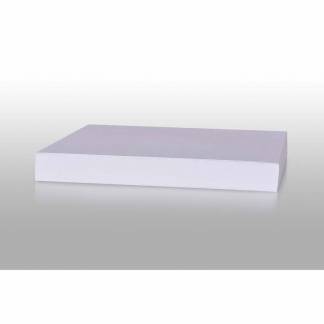 Folia Karton Play Cut, snehvid Ubestr&oslash;get, 180g/m2 420mm x 600mm, Smal bane pakke a 100 ark