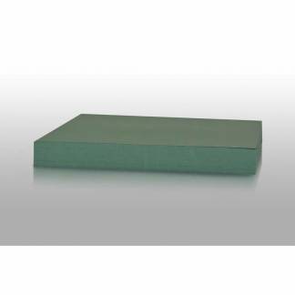 Folia Karton Play Cut, grangr&oslash;n Ubestr&oslash;get, 180g/m2 420mm x 600mm, Smal bane pakke a 100 ark