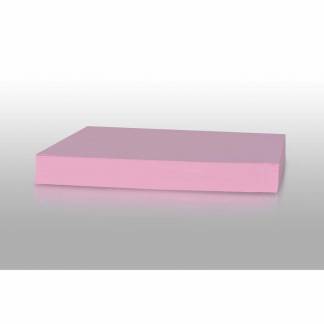 Folia Karton Play Cut, Light Pink Ubestr&oslash;get, 180g/m2 420mm x 600mm, Smal bane pakke a 100 ark