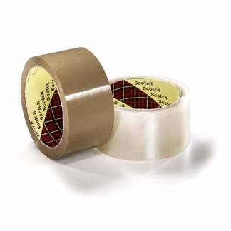 Pakketape, Scotch 309 PP low noise 50 mm x 66.00 m, 50 &micro;m kernediameter: 76 mm, h&aring;ndrulle, pp Akryl, low noise, brown kasse a 36 ruller, palle a 1188 ruller