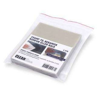 Skuresvamp, For Ceramic Hobs, gr&aring;/hvid pakke a 3 stk