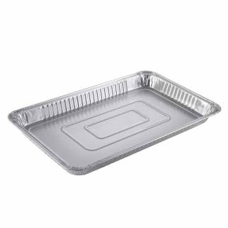 Gastrobakke, Plus Pack, 1/1 GN 1-Compartments, Rektangul&aelig;r kapacitet 5350ml,527x325x38mm aluminium, aluminium, pakke a 50 stk F&oslash;devaregodkendt