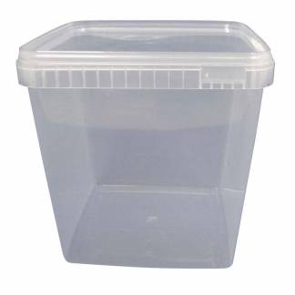 Condib&oslash;tte, Without lid kapacitet 5000ml,195x195x191mm pp, transparent, pakke med 45 stk F&oslash;devaregodkendt