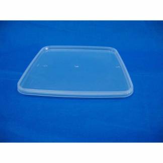 L&aring;g t/condib&oslash;tte,195x195x8mm pp, transparent, pakke med 96 stk F&oslash;devaregodkendt