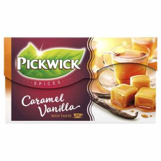 Te, Pickwick, Spices Caramel Vanilla pakke a 20 stk