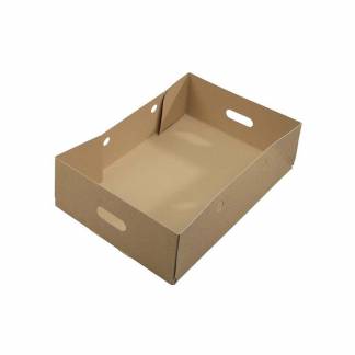 Kassebund, 581 x 381 x 158 mm, 850g/m2 FEFCO 0451, Karton, brun, bundt a 30 stk palle a 30 bundter Velegnet til indirekte tilbere