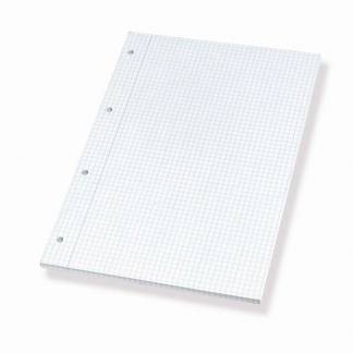 Standardblok sidelimet A4 kvadreret 4H 100 ark 60g