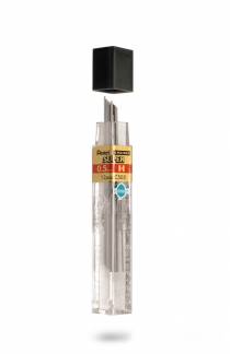 Miner, Pentel, 0,5MM, H, sort pakke a 12 stk