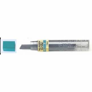 Miner, Pentel, 0,7MM, B, sort pakke a 12 stk