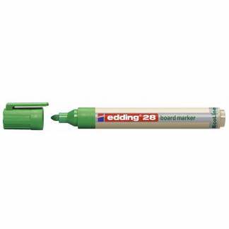 Whiteboardmarker, Edding Ecoline, 28 1,5-3MM, Rund spids, gr&oslash;n, 705015004